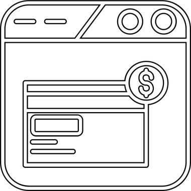 para ve akıllı telefon simgesi, vektör illüstrasyonu