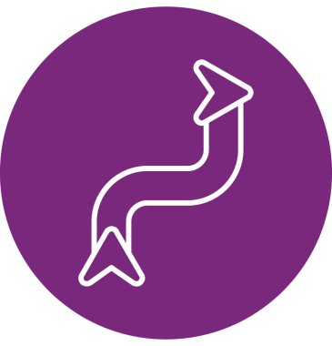 Modern köpek simgesinin vektör çizimi