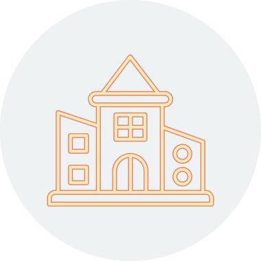 Yapı simgesinin vektör illüstrasyonu