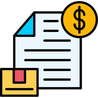 Para için. Web simgesi basit illüstrasyon