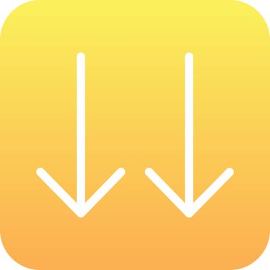 ok yönü simgesi doldurulmuş özet biçimi