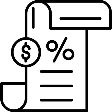 İndirim indirimi simgesi