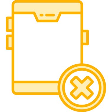 Simge silme ile akıllı telefon. beyaz arkaplanda izole edilmiş web tasarımı için akıllı telefon ve vektör simgelerini sil