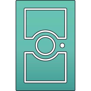 kamera simgesi vektör illüstrasyonu