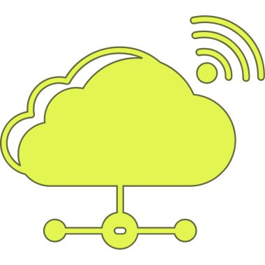 WiFi sembolü ile bulut