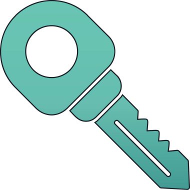 çizgi film karalama renkli anahtar