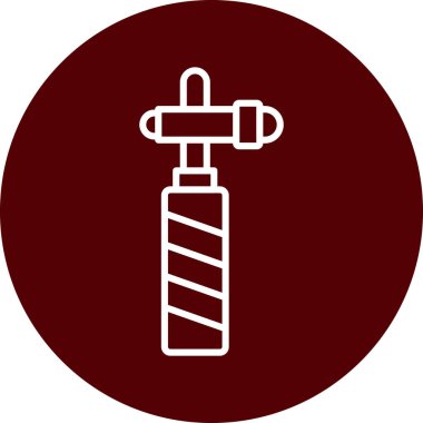 Bir tornavida simgesinin vektör çizimi