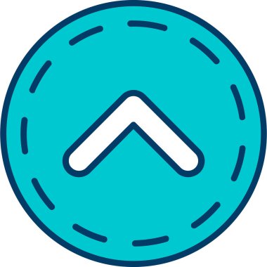 donut. Web simgesi basit illüstrasyon