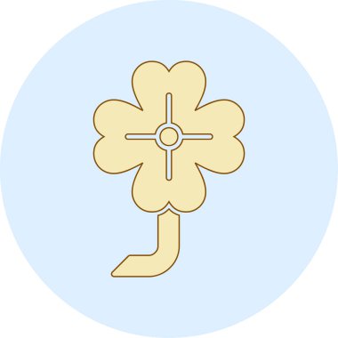 çiçek simgesi vektör illüstrasyonu