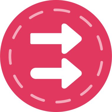 ok simgesi vektör illüstrasyonu