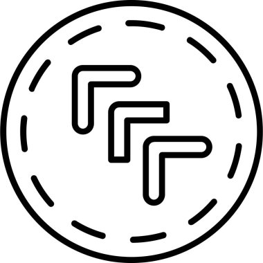 Sikke Simgesi vektör illüstrasyonu