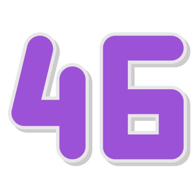 35 numaralı çıkartma tasarım şablonu. 5 numara ve 35 numara. 35. Sayı Tasarımı.