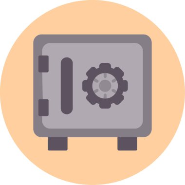 Teçhizat Web simgesi basit illüstrasyon