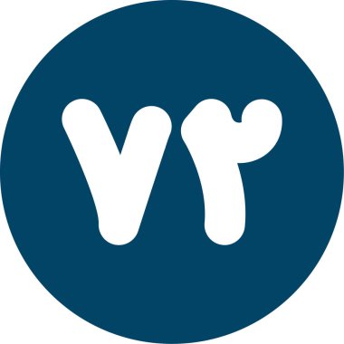 Modern biçim simgesinin illüstrasyon vektörü çizimi