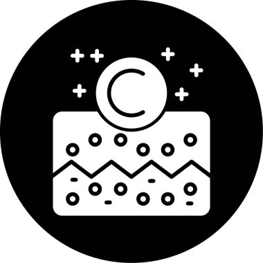 Tıbbi bir simgenin vektör illüstrasyonu