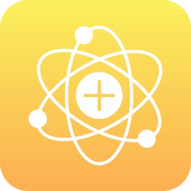 vektör atom simgesi sembolü