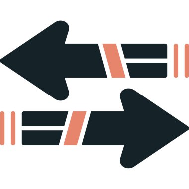 Oklar. Web simgesi basit illüstrasyon