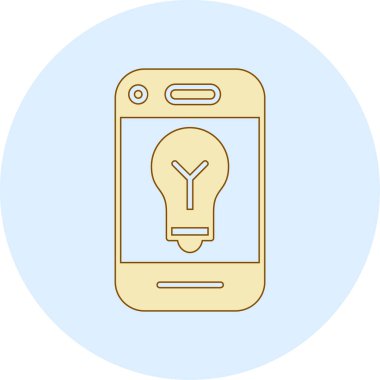 akıllı telefon simgesi vektör çizimi