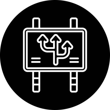 Bir simgenin vektör illüstrasyonu