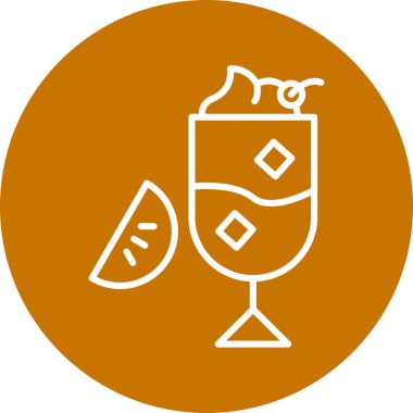 içecek simgesinin vektör illüstrasyonu