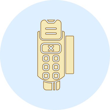 Modern bir simgenin vektör illüstrasyonu