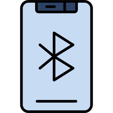 akıllı telefon simgesi vektör illüstrasyonu