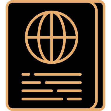 Dünya haritası simgesi. özet haritası vektör rengi düz izole