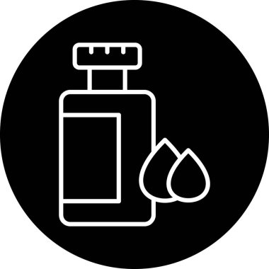 Sprey şişe ikonu. Web için sprey vektör simgelerinin özet çizimi