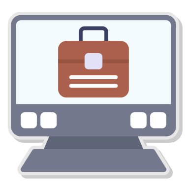 bilgisayar simgesi vektör illüstrasyonu