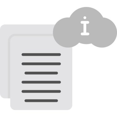 bulut veri simgesi, vektör illüstrasyonu