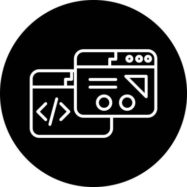 seo modern simgesinin vektör illüstrasyonu