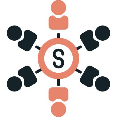 şebeke. Web simgesi basit illüstrasyon