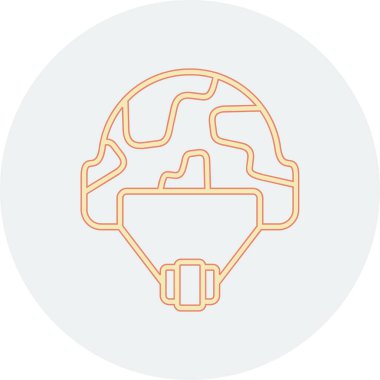 Beyin. Web simgesi basit tasarım