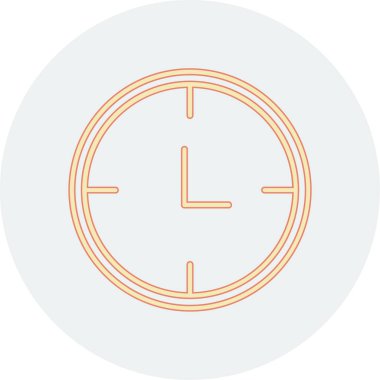 saat vektör rengi modern simge