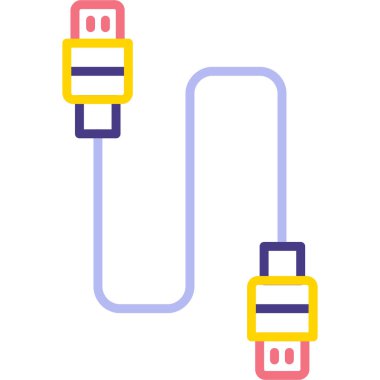 kablo simge vektör çizim
