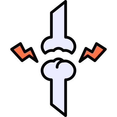 Çizgi film simgesinin vektör çizimi