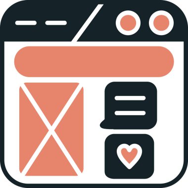 seo modern simgesinin vektör illüstrasyonu