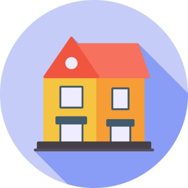 Ev simgesi vektör illüstrasyonu