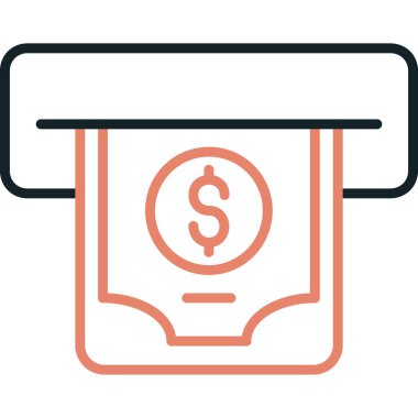 dolar işareti ile cüzdan.