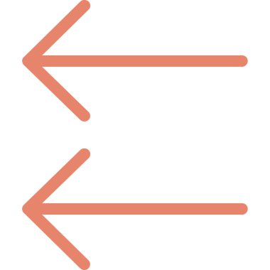 Oklar düz vektör simgesi