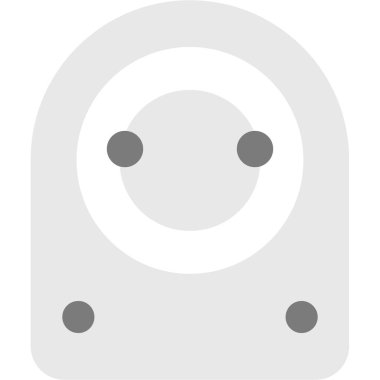 Tek bir izole çanın vektör illüstrasyonu