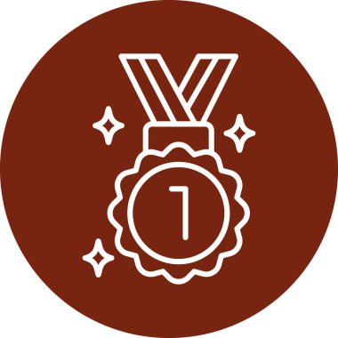 Yarışma bicolor kümesinden birincilik ödülü simgesi