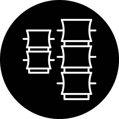 Modern oto tamir simgesinin vektör illüstrasyonu