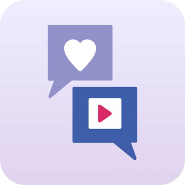 konuşma kabarcığı vektör çizimi