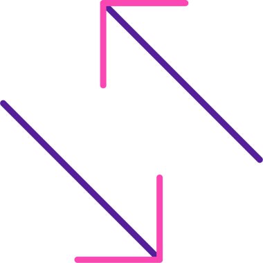 Sol ok simgesi, vektör illüstrasyonu