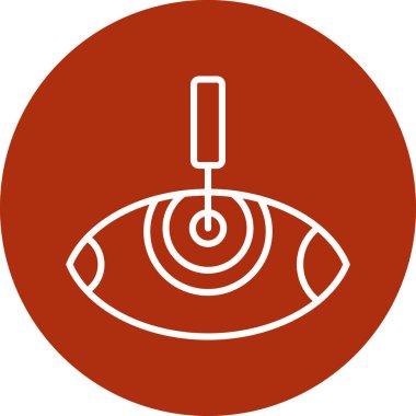 Göz simgesi vektör illüstrasyonu