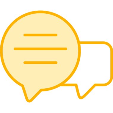 sohbet balonu vektör simgesi