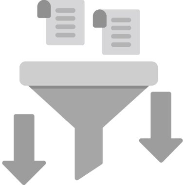 Simge vektör çizim huni