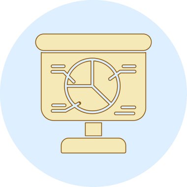 Bir pusula simgesinin vektör illüstrasyonu