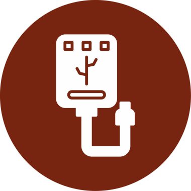 Modern dolgu simgesinin vektör illüstrasyonu